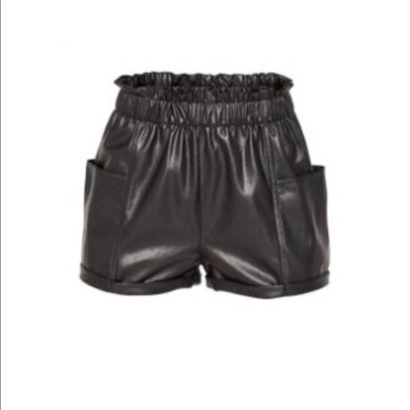 Wilfred Pants - Wilfred Faux Leather Shorts
